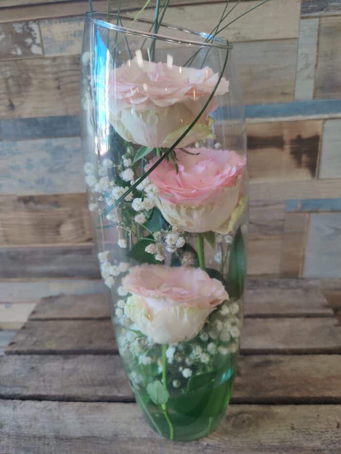 Le vase en Roses